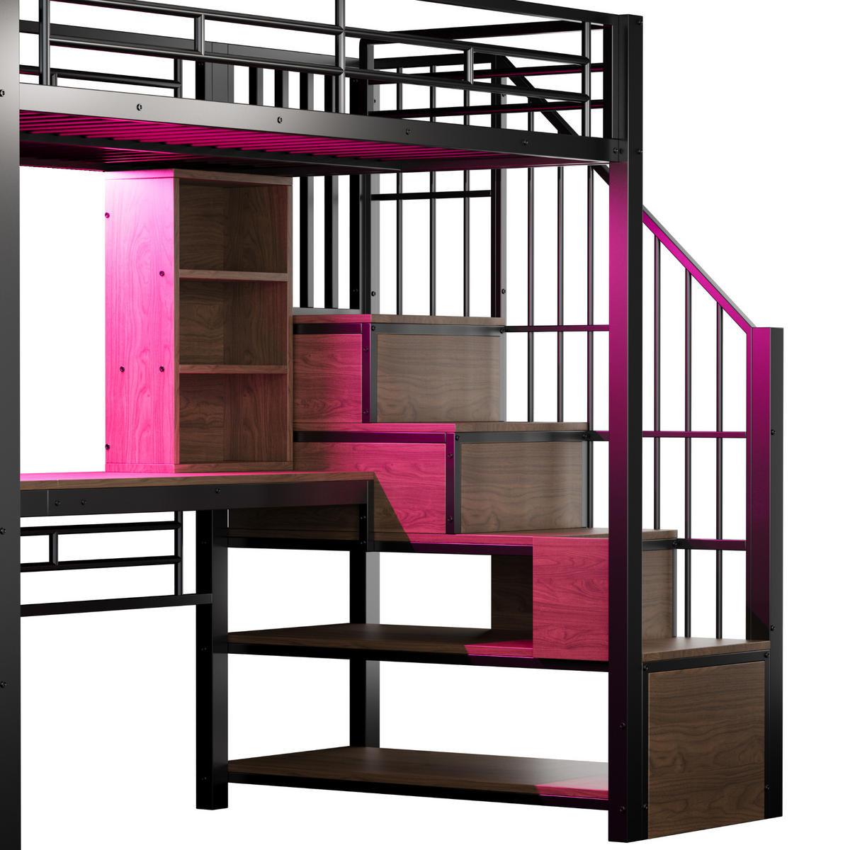 HOCHBETT Eisen 90/200 cm Schwarz - Schwarz, Holzwerkstoff/Metall - Raumix