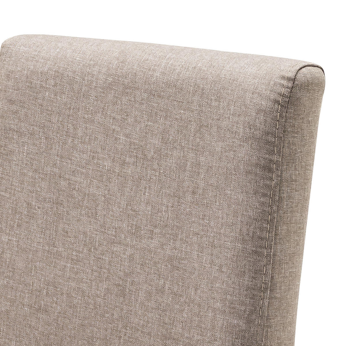 HOME24 Polsterstuhl Foxa (2er-Set) - Taupe, Holz/Textil (47/102/57cm) - home24