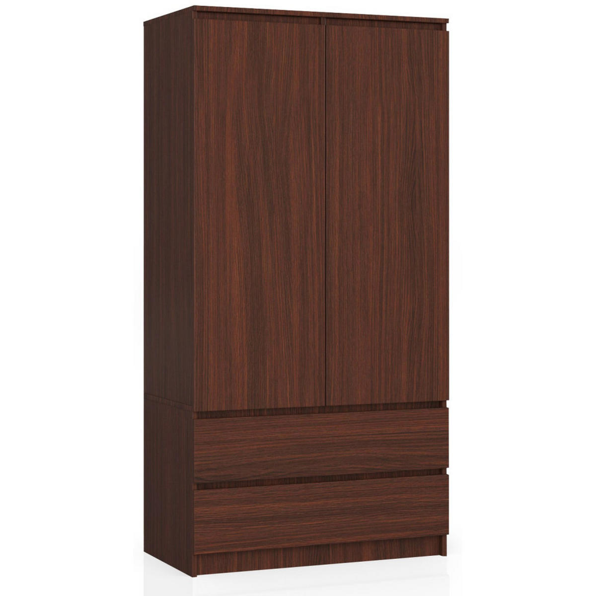 KLEIDERSCHRANK Wengefarben 180x51x90 cm - Wengefarben, Holzwerkstoff (180/180/51cm) - Akord