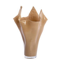 VASE Aiora Braun Ø42/53 cm - Braun, Glas (42/53cm) - Light & Living