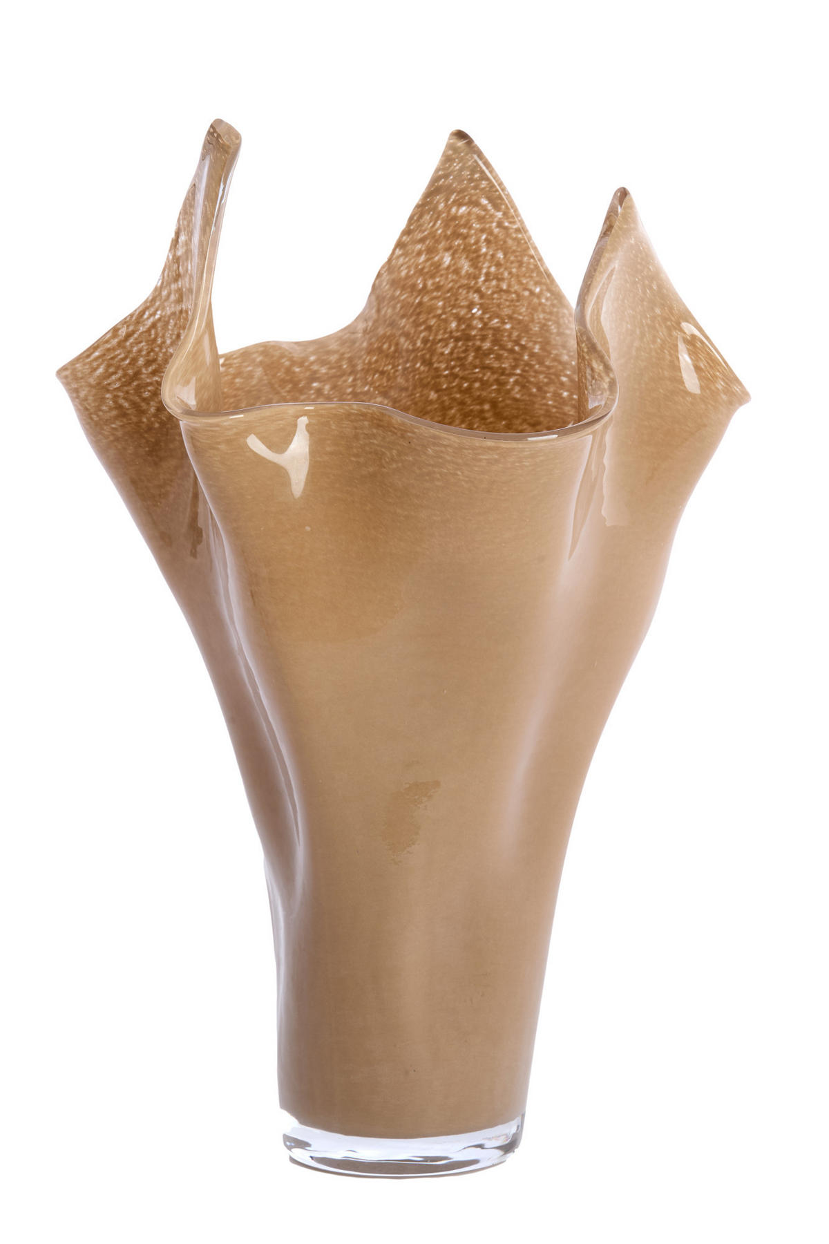 VASE Aiora Braun Ø42/53 cm - Braun, Glas (42/53cm) - Light & Living