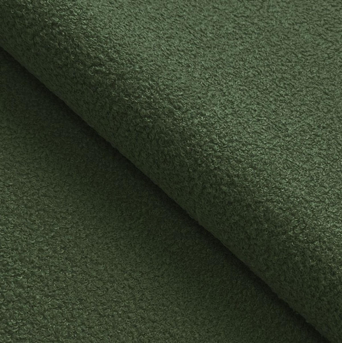 ECKSOFA BABU Mit Bettfunktion – Moderne Polsterecke Für Wohnzimmer Funktionales Schlafsofa Im Stoff NOW OR NEVER, 300x105x60cm, Linke, GRÜN - Waldgrün, Holz/Textil (190/300cm) - DomoHome