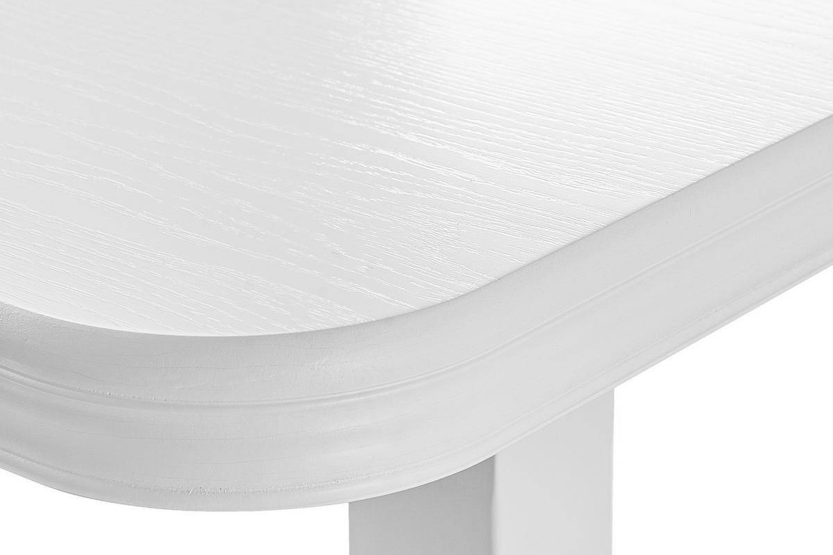 ESSTISCH COSPE ausziehbar bis 300cm, weiß - Weiß, Holz (200/77/100cm) - KONSIMO®