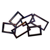 WANDDEKO Braun 127/75 cm - Braun, Metall (9.2/75/8cm) - KUNSTLOFT