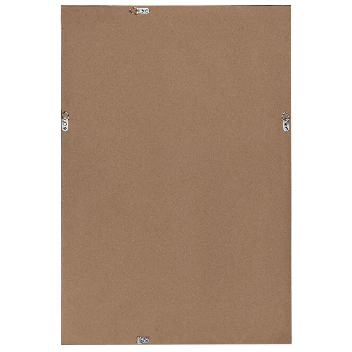 WANDSPIEGEL silber rechteckig 61/91 cm Bubry - Silberfarben, Kunststoff (61/91/3cm) - Beliani