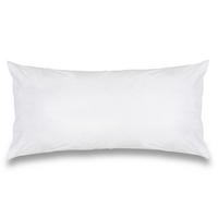 KOPFKISSEN 100% Federn 40/80 cm Bezug aus 100% Baumwolle - Weiß, Textil (80/40cm) - wometo