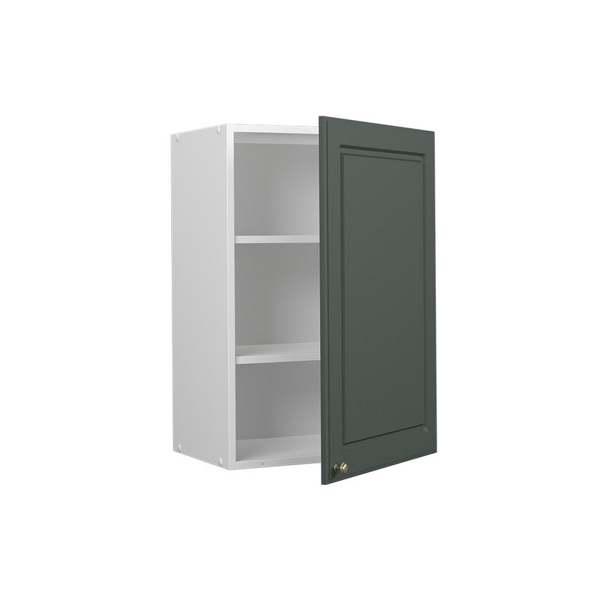 HÄNGESCHRANK Fame-Line Grün-Gold Landhaus 50 cm - Weiß/Grün, Holzwerkstoff (50/72/34.1cm) - Vicco