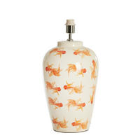 LAMPENFUSS Fisch Weiß Ø28/52 cm - Weiß, Keramik (28/28/42cm) - Light & Living