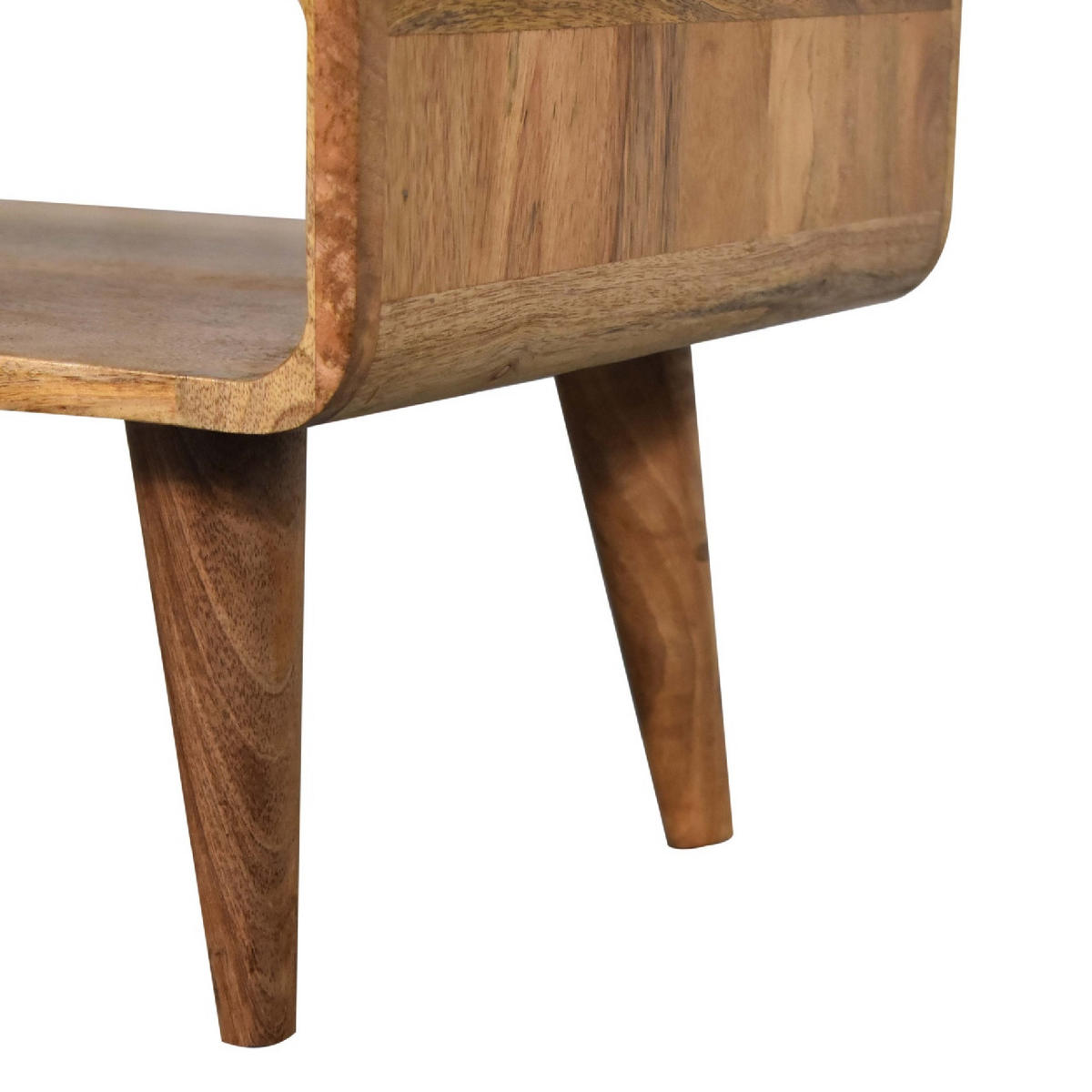 TV-ELEMENT für TVs bis zu 24" - Messingfarben/Braun, Holz/Metall (65/35/45cm) - Artisan Furniture
