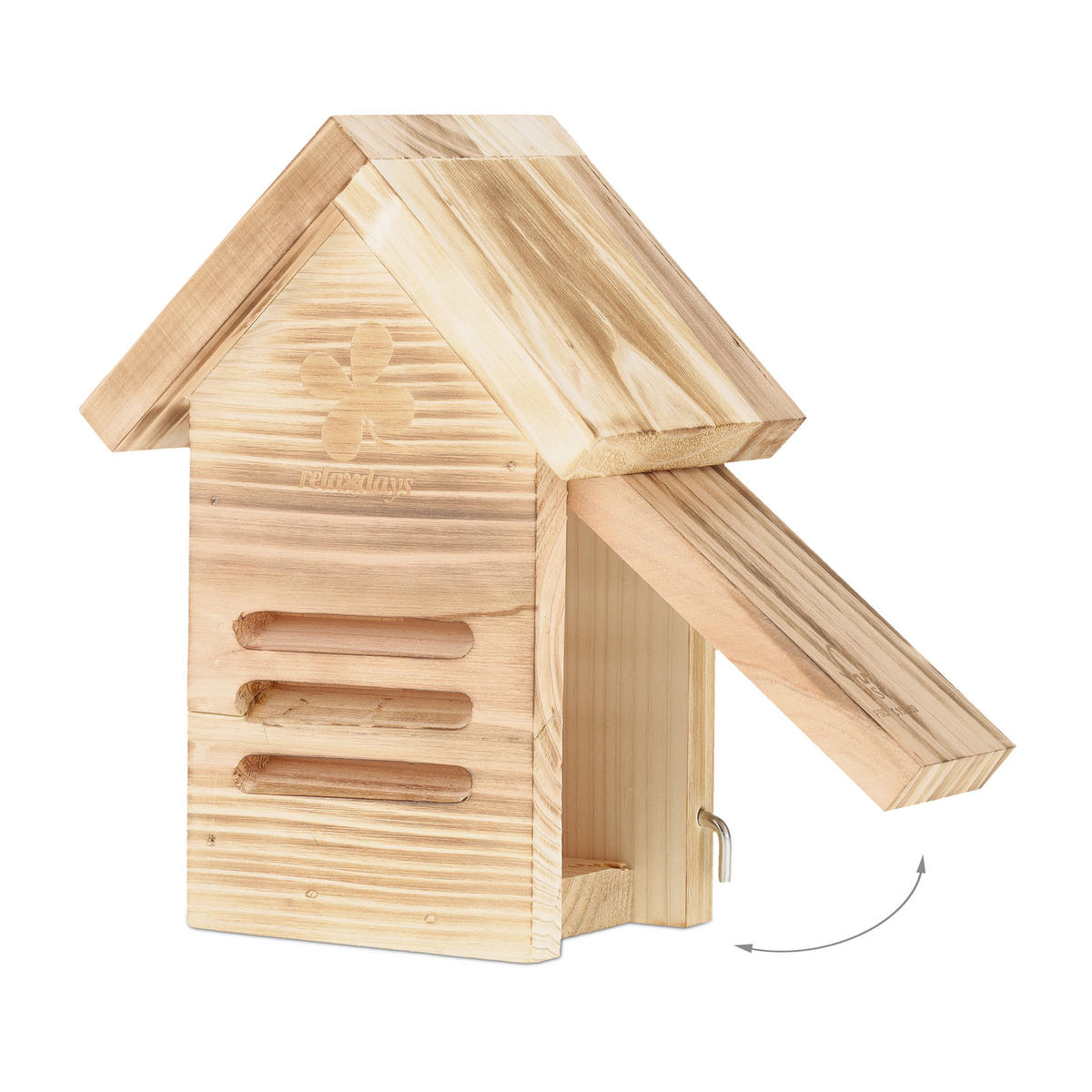 MARIENKÄFERHAUS - Multicolor, Holz (17/23/12cm) - Relaxdays