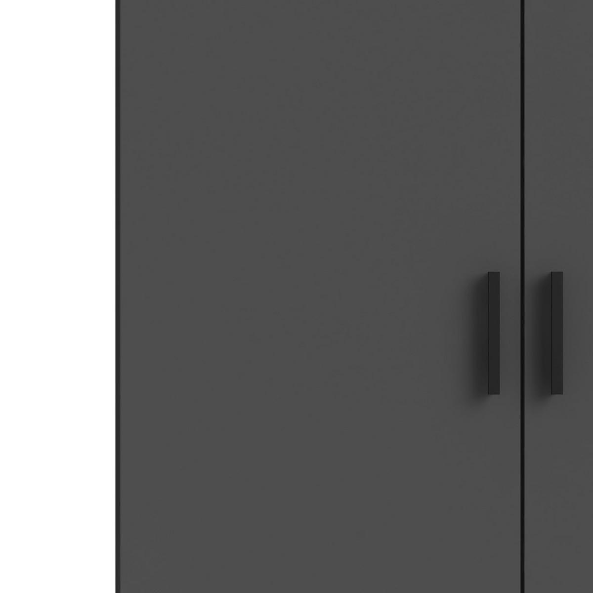 KLEIDERSCHRANK mattgrau - Grau, Holzwerkstoff (99/201/50cm) - ebuy24