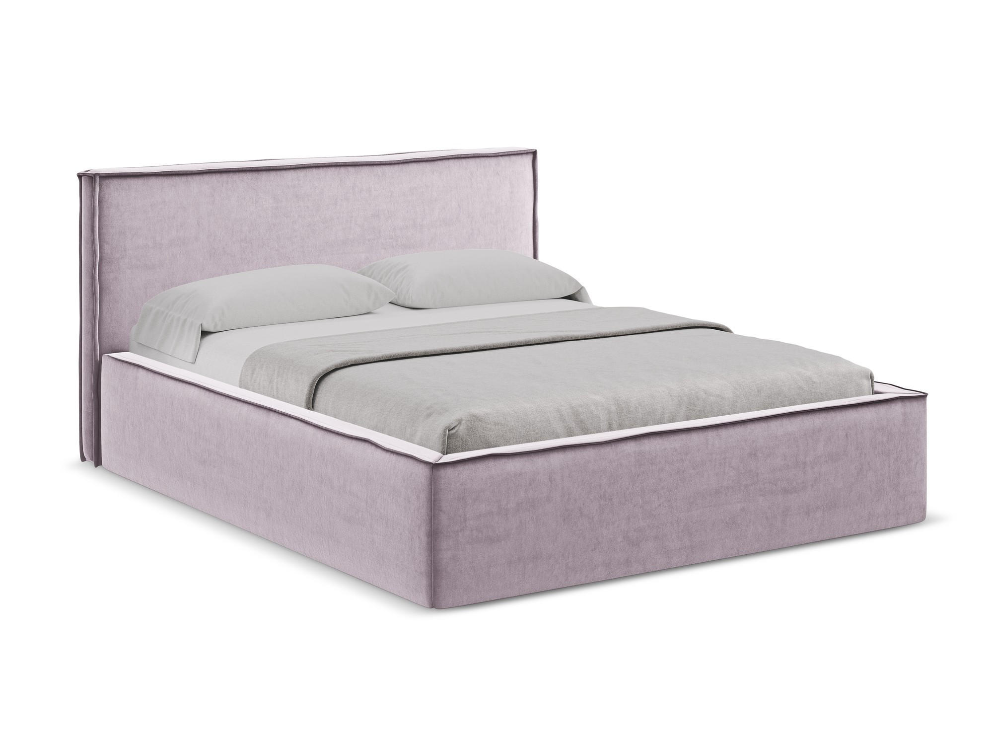 POLSTERBETT mit Bettkasten und Lattenrost 180x228 Violett - Lila/Flieder, Kunststoff/Textil (160/200cm) - Makamii
