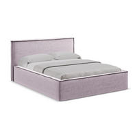 POLSTERBETT mit Bettkasten und Lattenrost 180x228 Violett - Lila/Flieder, Kunststoff/Textil (160/200cm) - Makamii
