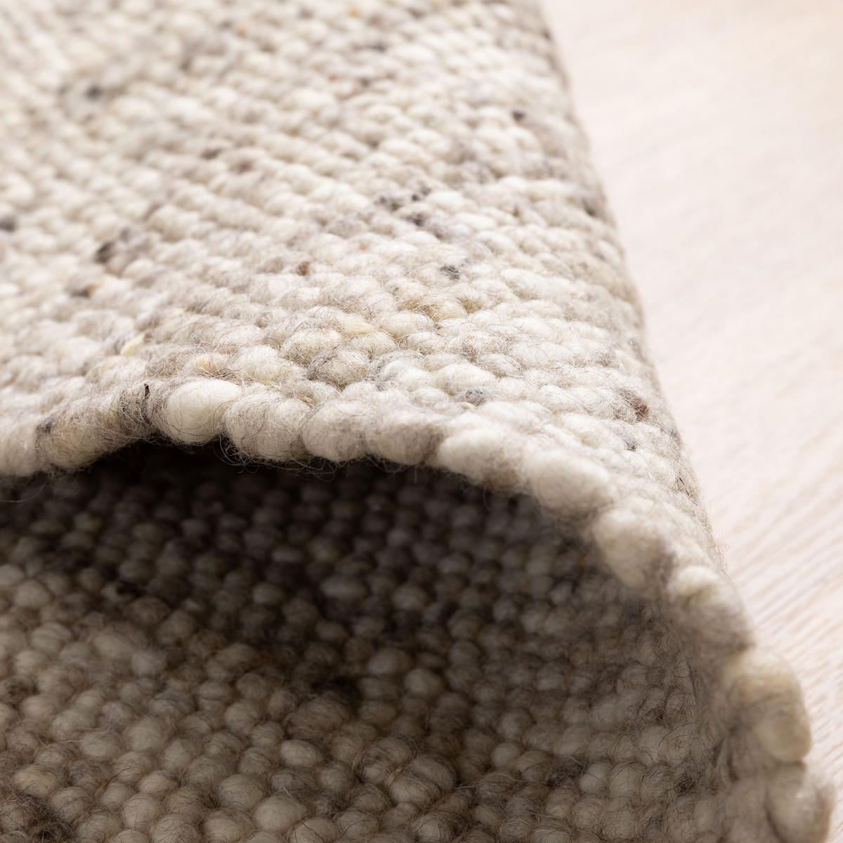 HANDWEBETEPPICH 80/150 cm Leo - Beige, Naturmaterialien (80/150cm) - Steffensmeier
