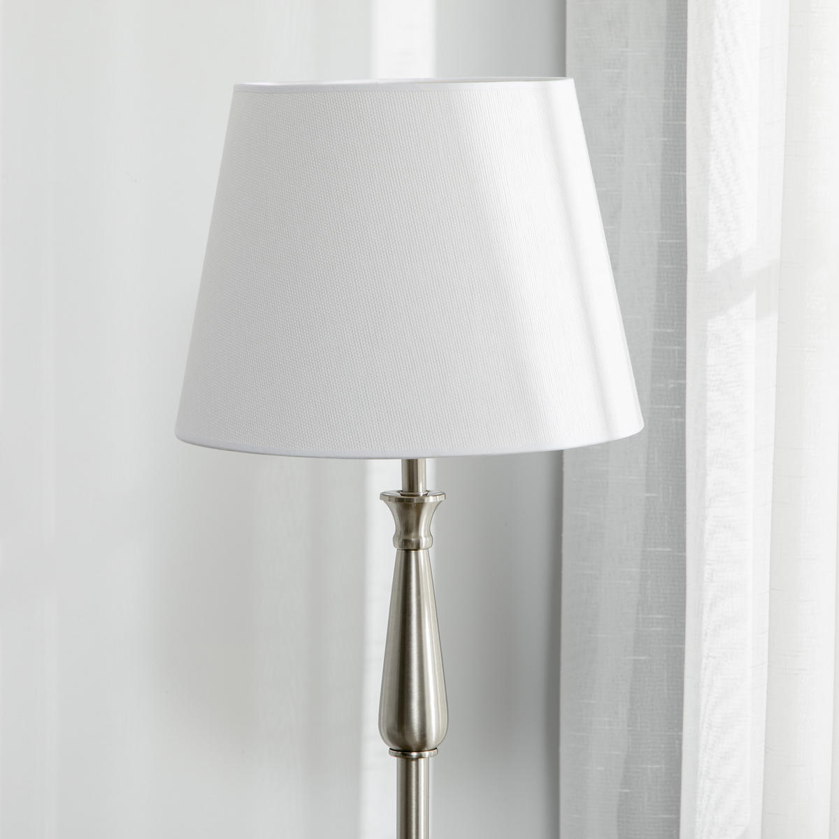 TISCHLAMPE Set, 3-tlg. Lampenset, Creme - Creme, Metall (35.5/35.5/146cm) - HOMCOM