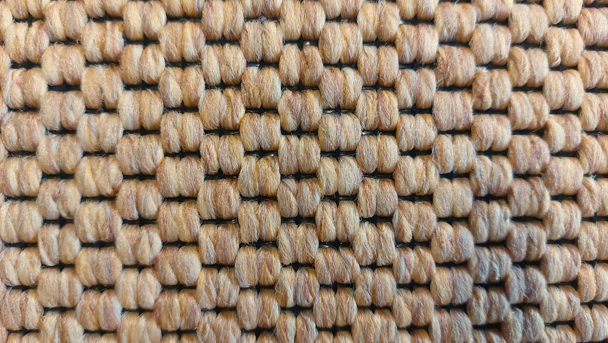 STUFENMATTE Set. 15 Stück "Florenz" Sisal Optik Flachgewebe Senf 24 x 65 cm - Currygelb/Gelb, Textil (24/65/4cm) - oKu-Tex