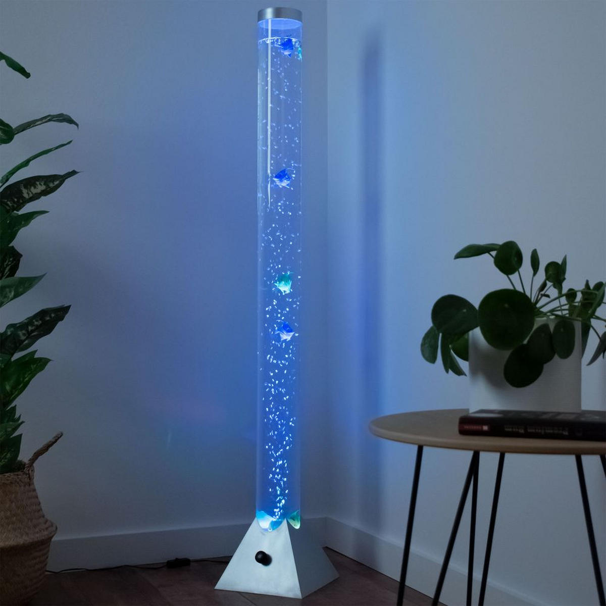 LED STEHLEUCHTE Aqua Bunt - Multicolor, Kunststoff (22/22/120cm) - Nowa