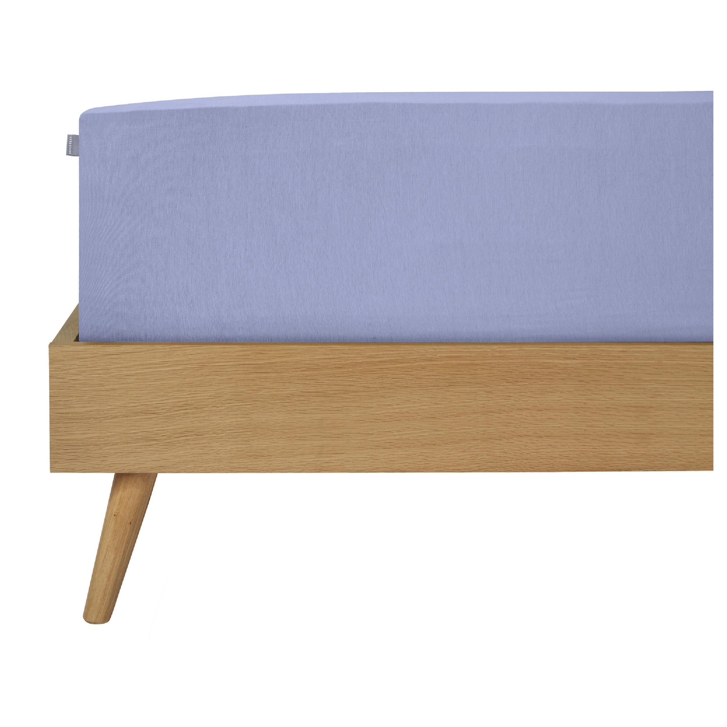 SPANNBETTLAKEN Jessi - Edeljersey - 100 x 200 cm - Lavendel - Violett, Textil (100/200cm) - SCHIESSER