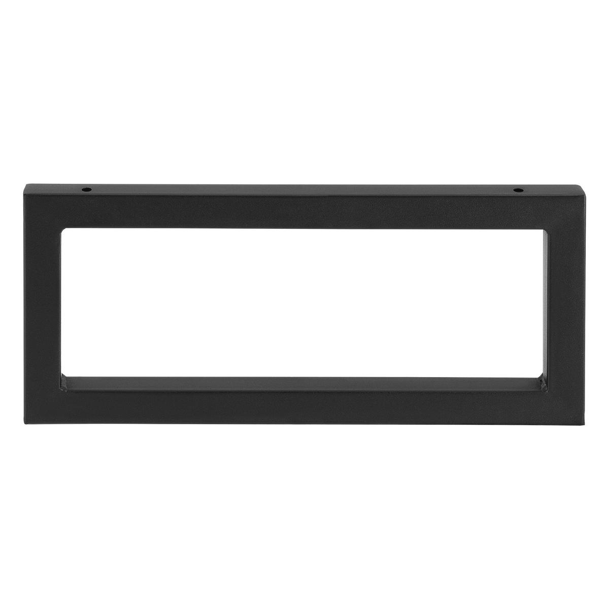 WANDKONSOLE-SET 2 TLG. Hawangen - Schwarz, Metall (45/20/3cm) - [en.casa]