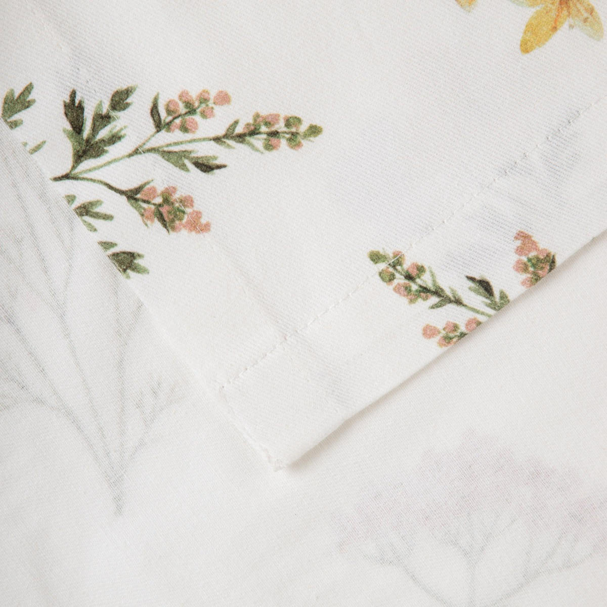 TISCHLÄUFER Prima in blumen 40/160 cm - Weiß, Textil (40/160cm) - Homla