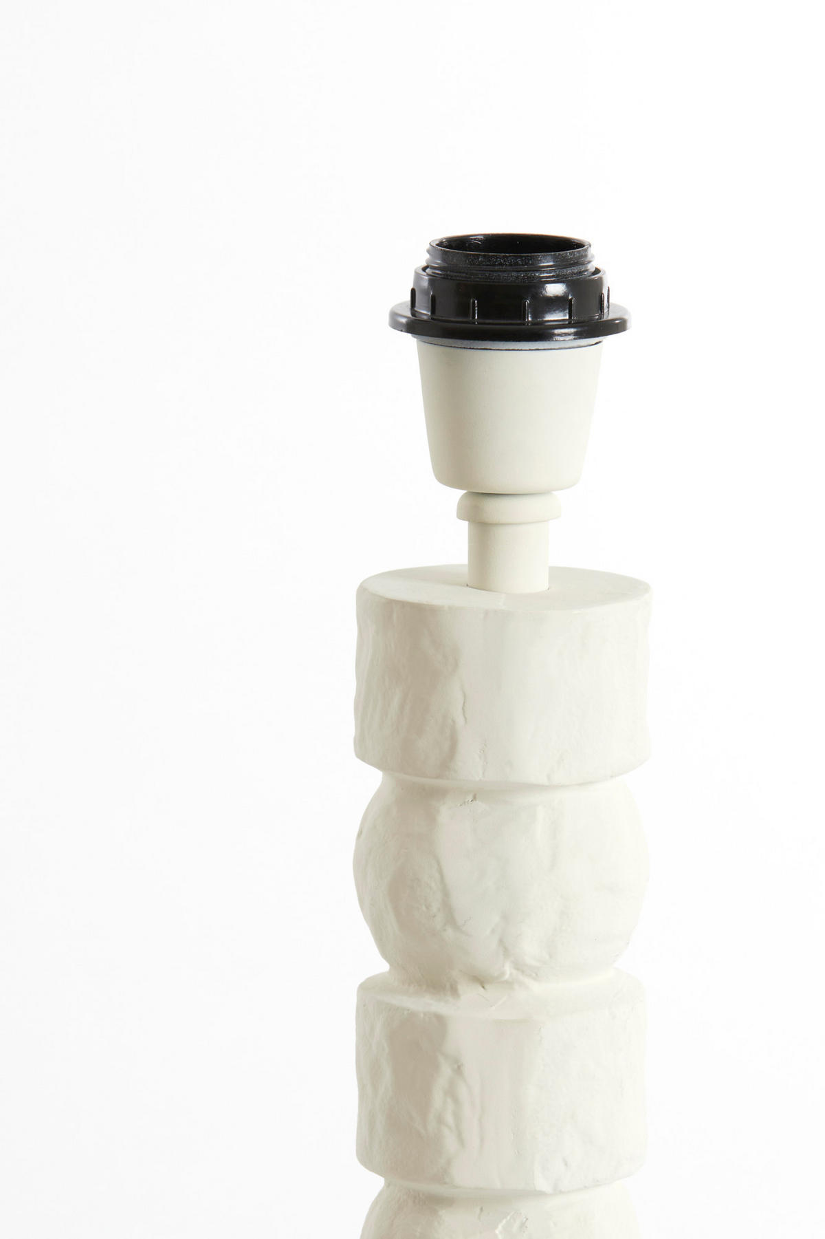 LAMPENFUSS Active Weiß Ø13/45 cm - Weiß, Metall (13/13/45cm) - Light & Living