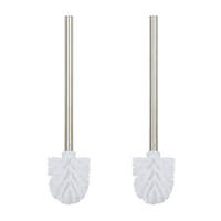 2XTOILETTENBÜRSTE - Multicolor, Kunststoff/Metall (8/35/8cm) - Relaxdays