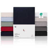 SPANNBETTLAKEN 270/200/30 cm Dunkelblau - Dunkelblau, Textil (200/270cm) - Blumtal