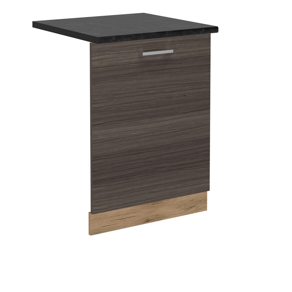 GESCHIRRSPÜLBLENDE R-Line Edelgrau 60 cm , AP Anthrazit - Honigeiche/Eiche Wotan, Holzwerkstoff (60/81.8/1.6cm) - Vicco