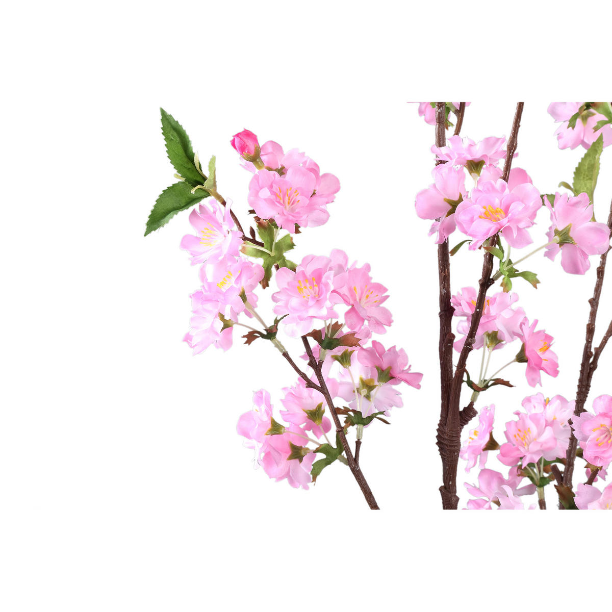 KUNSTBLUME Blossom Rosa 50/30/95cm - Pink, Textil (95cm) - PTMD Collection