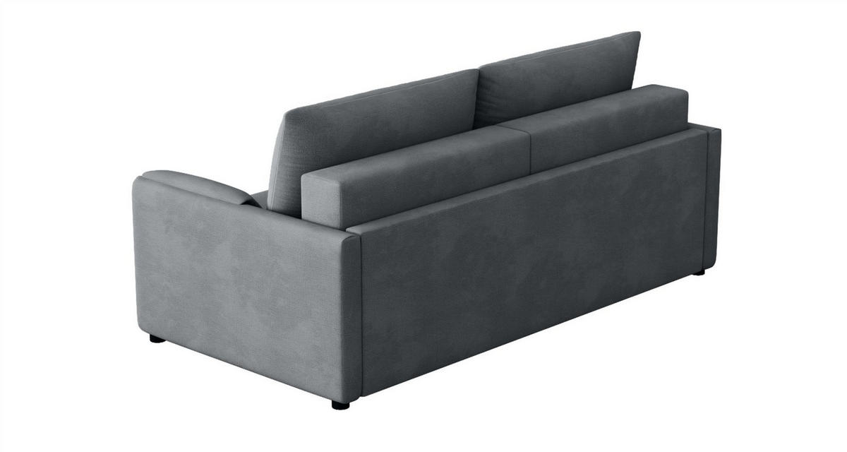 SCHLAFSOFA Mirena - Blaugrau, Holzwerkstoff/Textil (215/100/112cm) - Fun Möbel