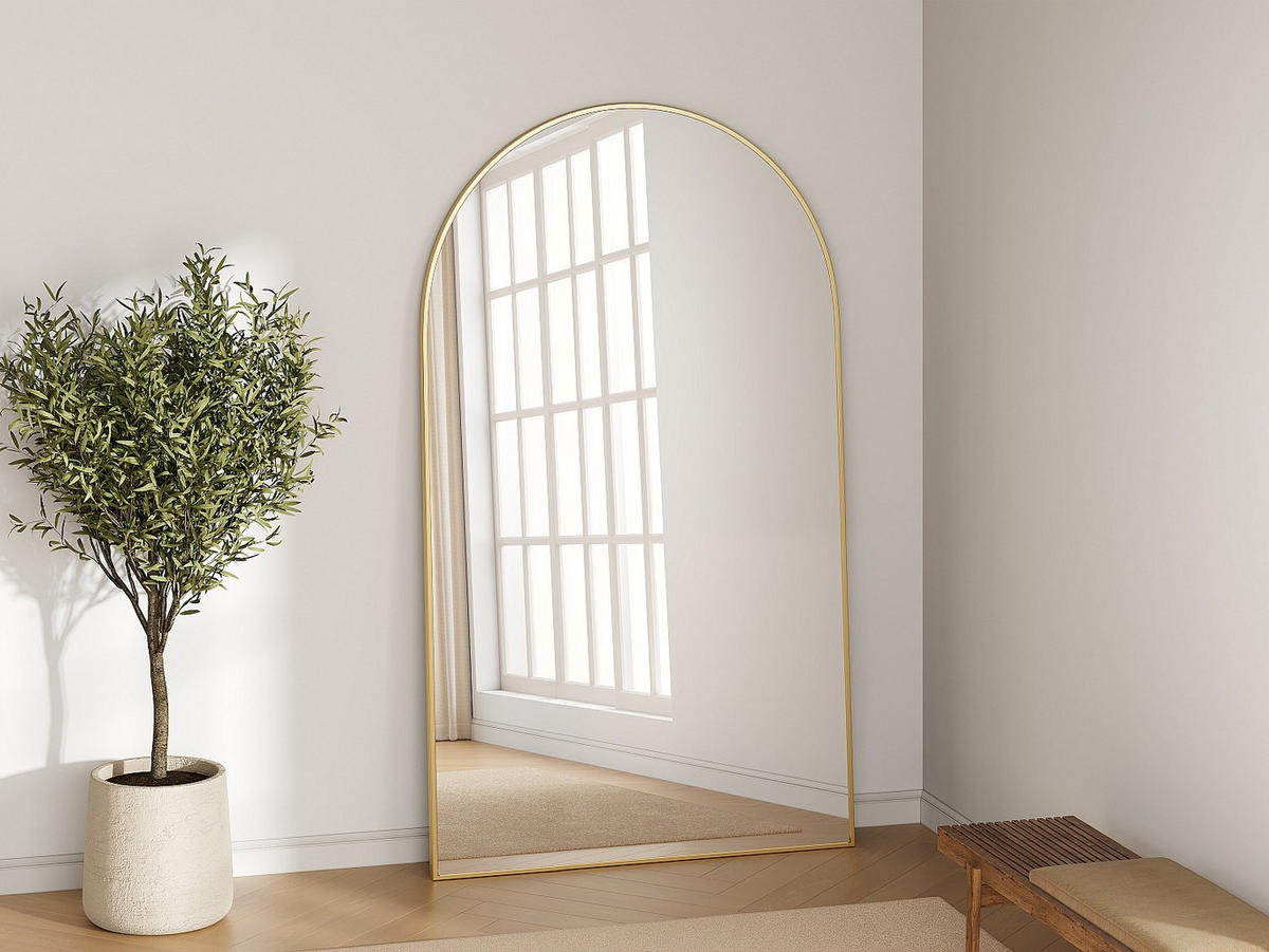 WANDSPIEGEL - 110 cm x 2.6 cm - metall - goldfarben Olyven - Goldfarben, Metall (110/190/2.6cm) - Vente-Unique