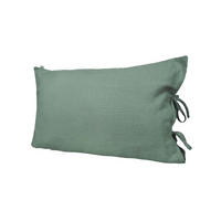 KISSENBEZUG reines Leinen natural-mint 40/60 cm - Mintgrün, Naturmaterialien (40/60cm) - beties Heimtextil
