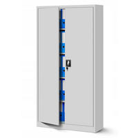 AKTENSCHRANK JAN H - Grau, Metall (90/195/40cm) - Jan Nowak