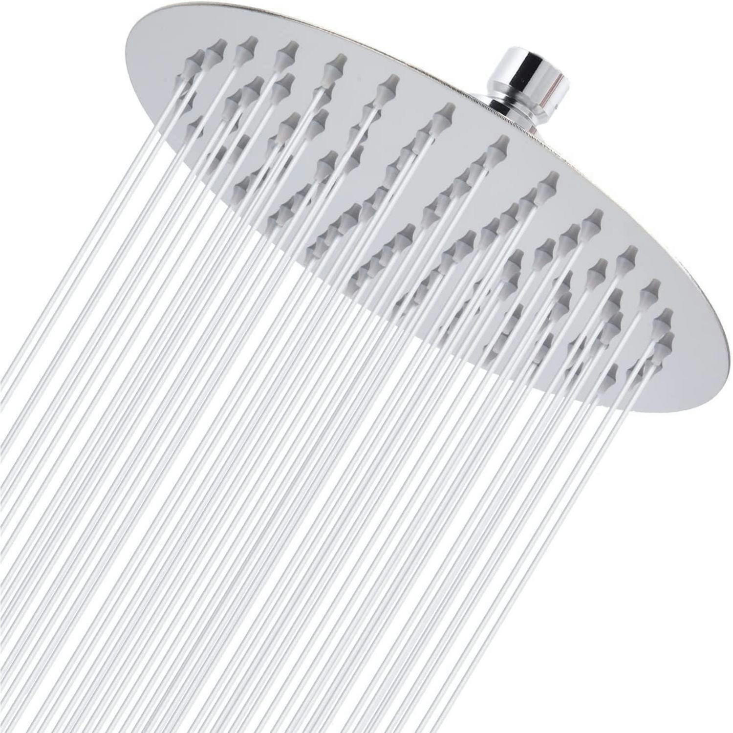 EINBAUDUSCHKOPF 30 cm Edelstahl Hochdruck Regenduschkopf - Silberfarben, Metall (30/12.7/30cm)