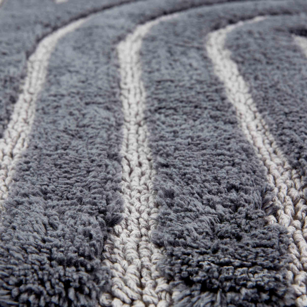 BADEMATTE BAHAMAS - Grau, Textil (60/90cm) - Schöner Wohnen