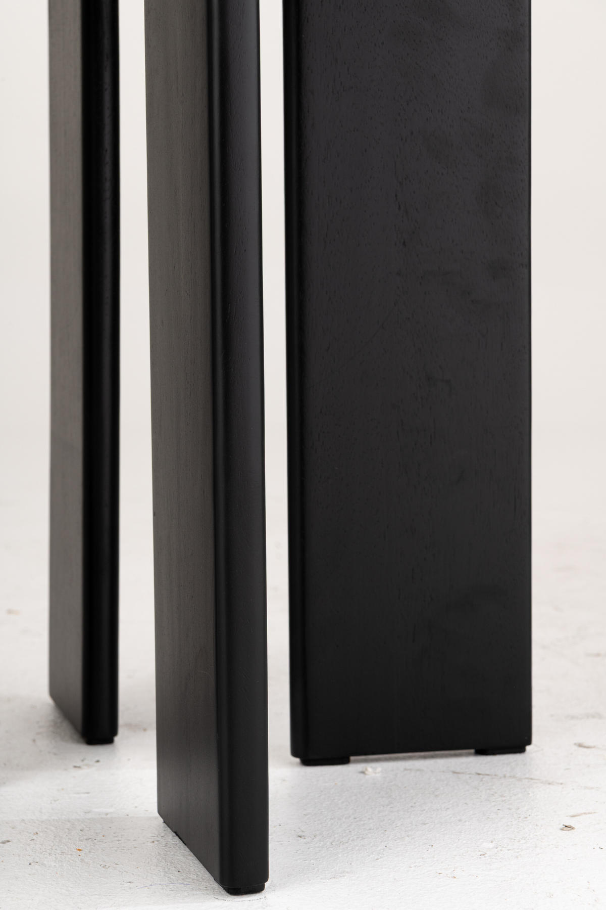 BEISTELLTISCH MATHILDE MARMOR Schwarz - Schwarz, Stein (50/50/50cm) - J-Line