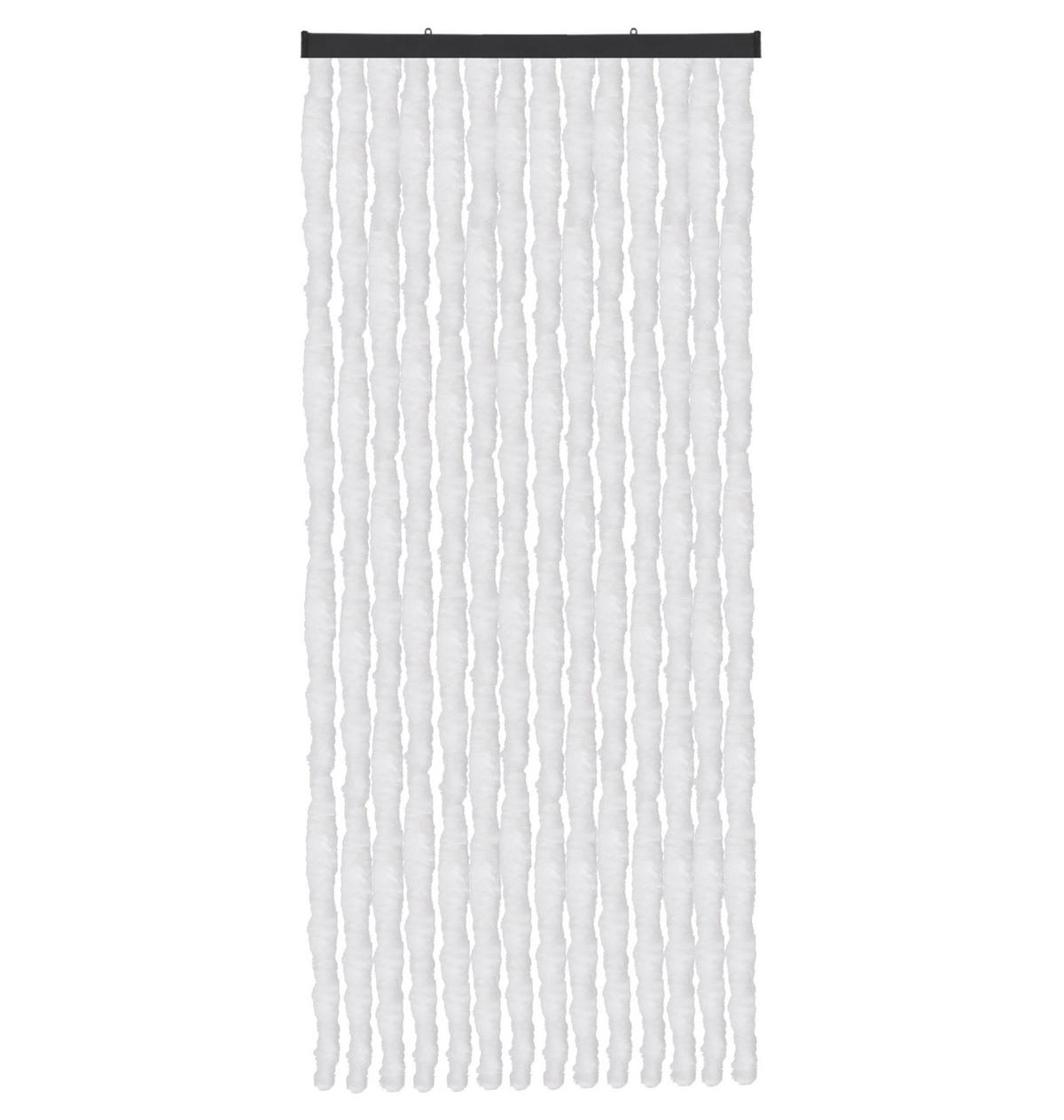 FLAUSCHVORHANG (56x185 cm) Türvorhang in "Weiß" - Weiß, Kunststoff (56/2/185cm) - Arsvita