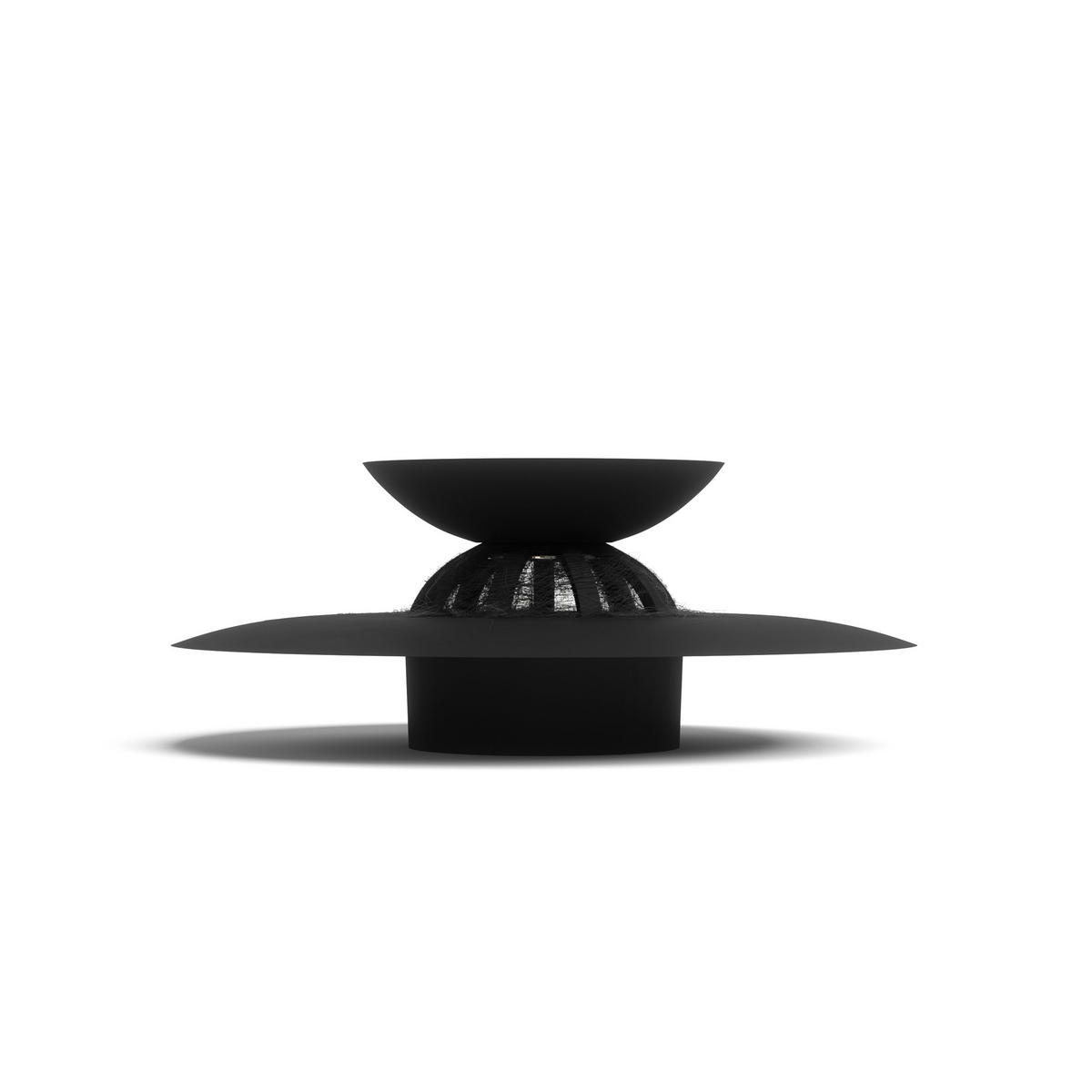 BADEWANNENSTÖPSEL und Haarsieb Flex, Schwarz - Schwarz, Kunststoff (10/3/10cm) - Umbra