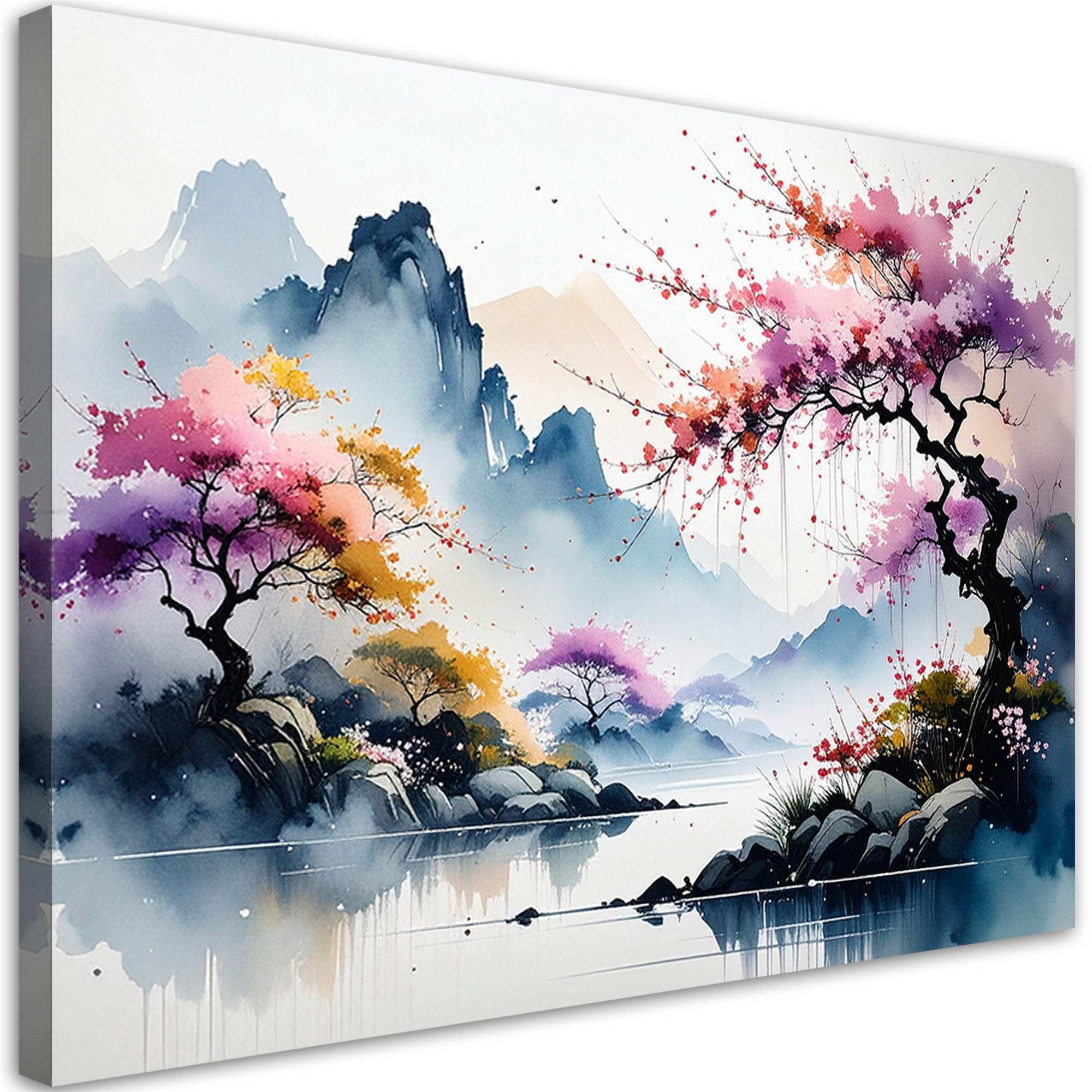 Feeby Wandbild, Mehrfarbig 90x60 cm