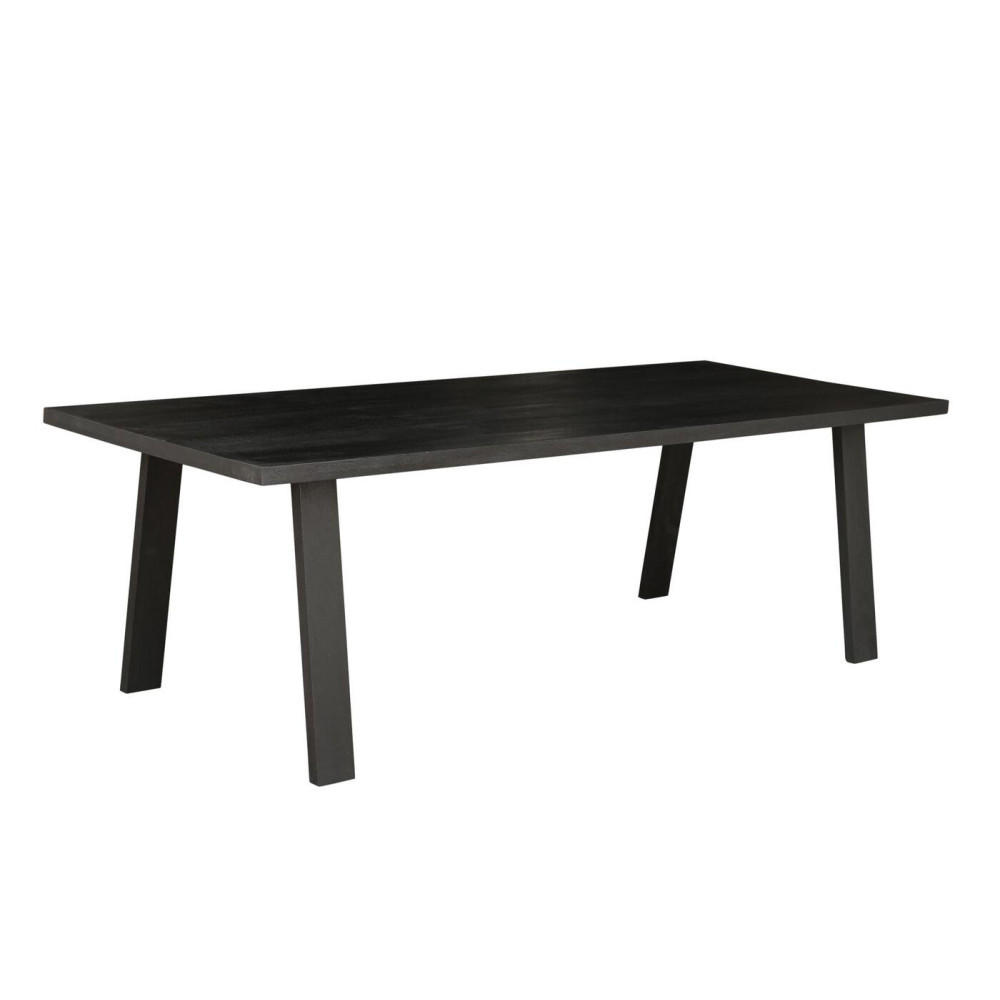 ESSTISCH aus Mangoholz 240cm, schwarz - Schwarz, Holz (240/100/76cm) - Giga Meubel