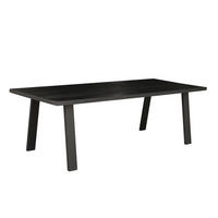 ESSTISCH aus Mangoholz 240cm, schwarz - Schwarz, Holz (240/100/76cm) - Giga Meubel