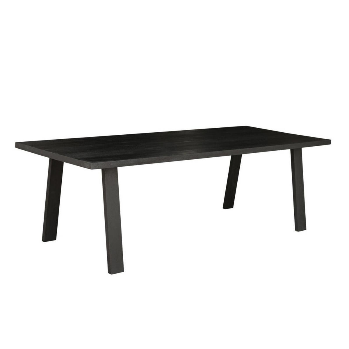 ESSTISCH aus Mangoholz 240cm, schwarz - Schwarz, Holz (240/100/76cm) - Giga Meubel