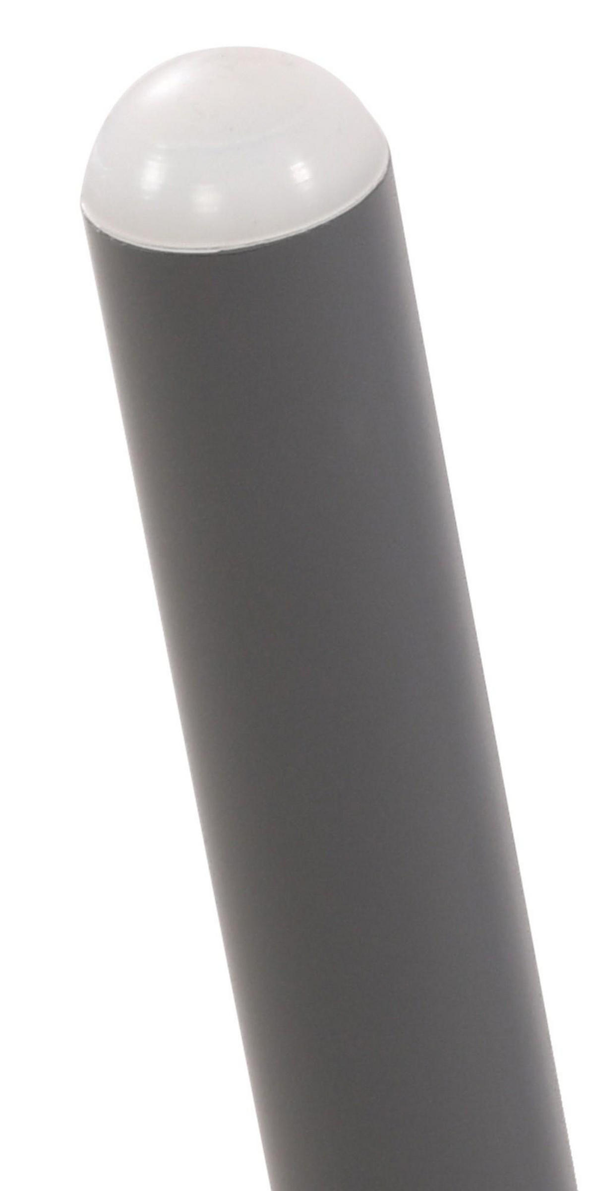 COUCHTISCH rund 60 cm Kunststoff dunkelgrau - Dunkelgrau, Kunststoff/Metall (60/60/45cm) - CLP