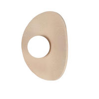 WAND- oder Deckenleuchte aus strukturiertem Keramik und weißem Glas - Niria - Beige, Keramik (32/32/14cm) - KOSILUM