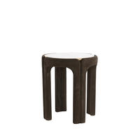 BEISTELLTISCH Ali Grau 45/45/50 cm - Grau, Holz (45/45/50cm) - Light & Living