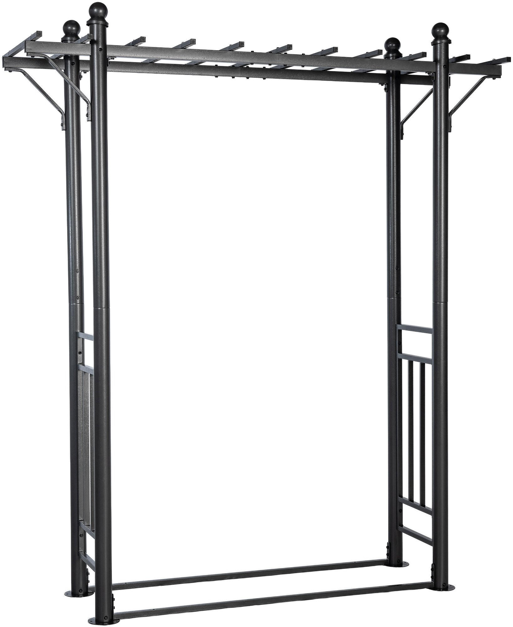 ROSENBOGEN Metall Anthrazit - Anthrazit, Metall (186/221/66cm) - CLP