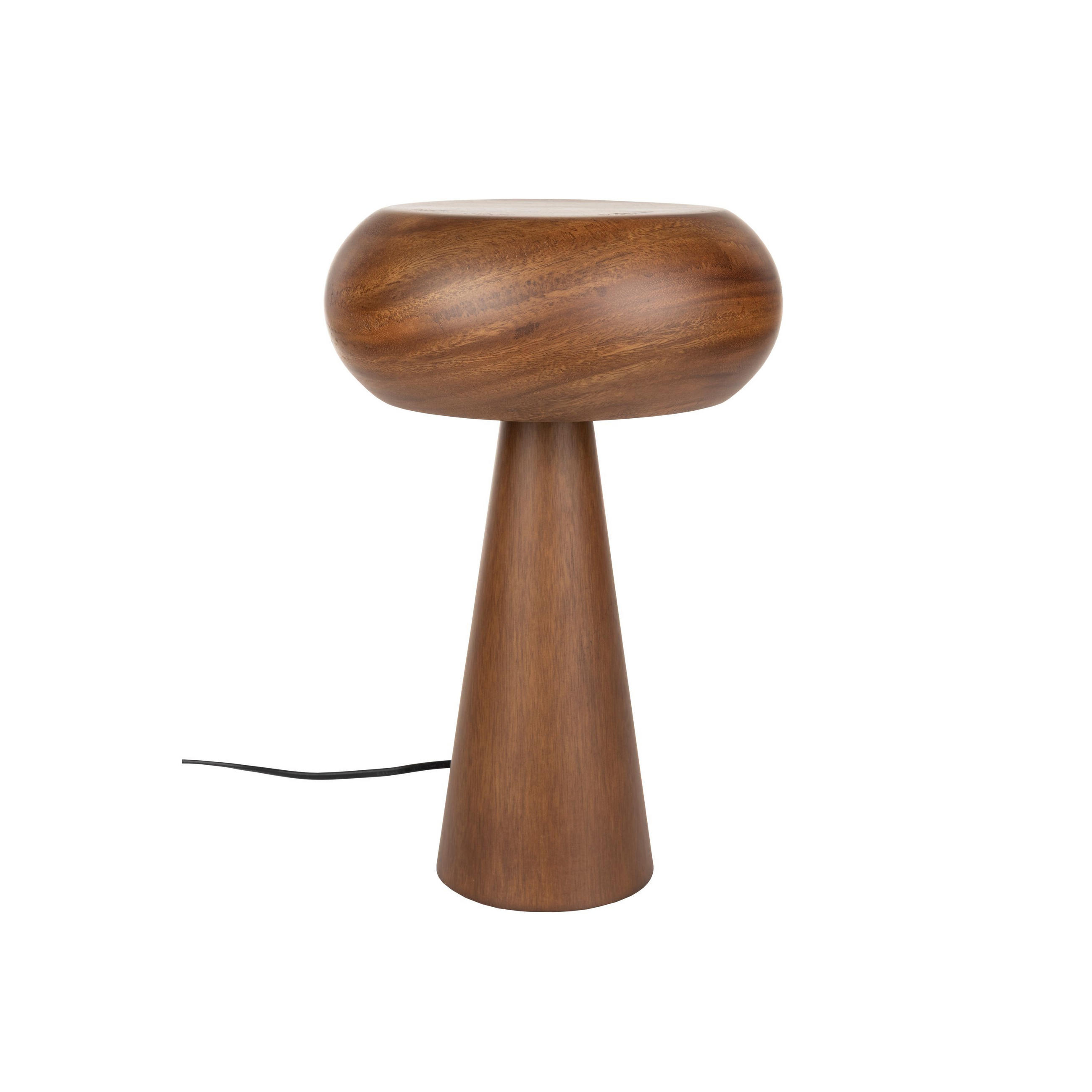 TISCHLAMPE Morel Braun S - Braun, Holz (36.5/12/36.5cm) - Dutchbone