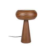 TISCHLAMPE Morel Braun S - Braun, Holz (36.5/12/36.5cm) - Dutchbone