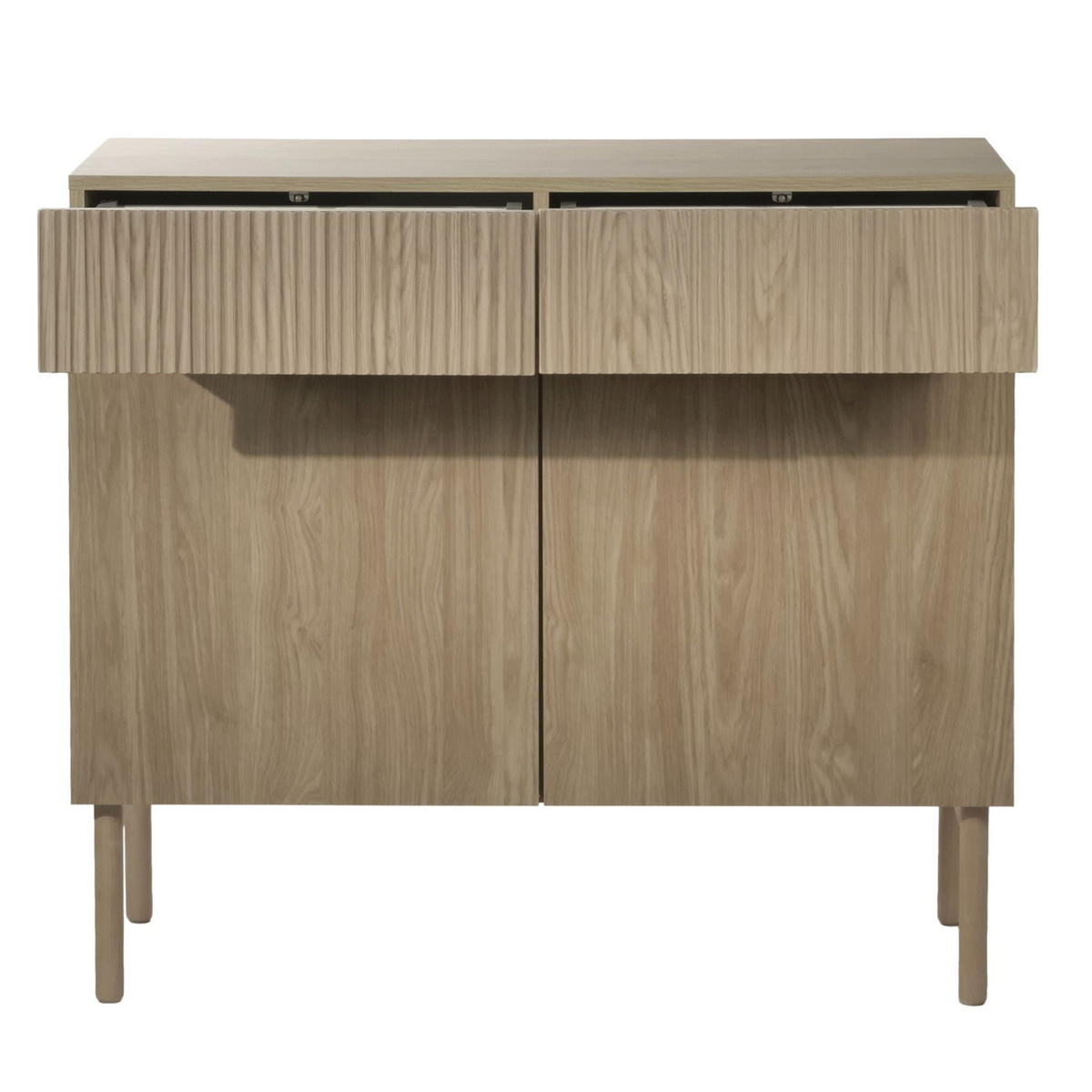 KOMODA Nolie dekor duba 100 cm - farba duba, drevo/kompozitné drevo (100/90.6/38cm) - Selsey