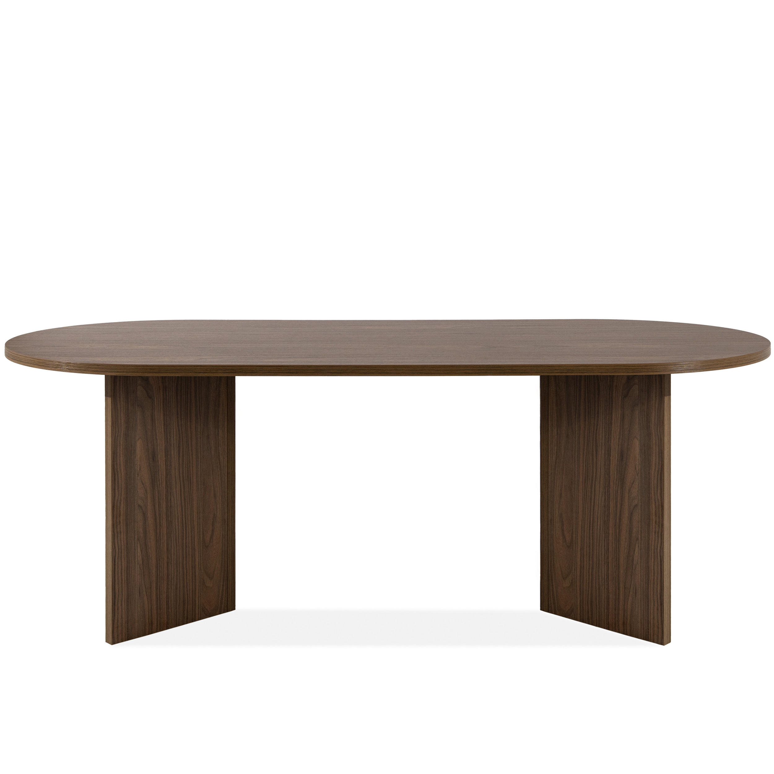 Konsimo® Esstisch Walnuss 204x75x90 cm